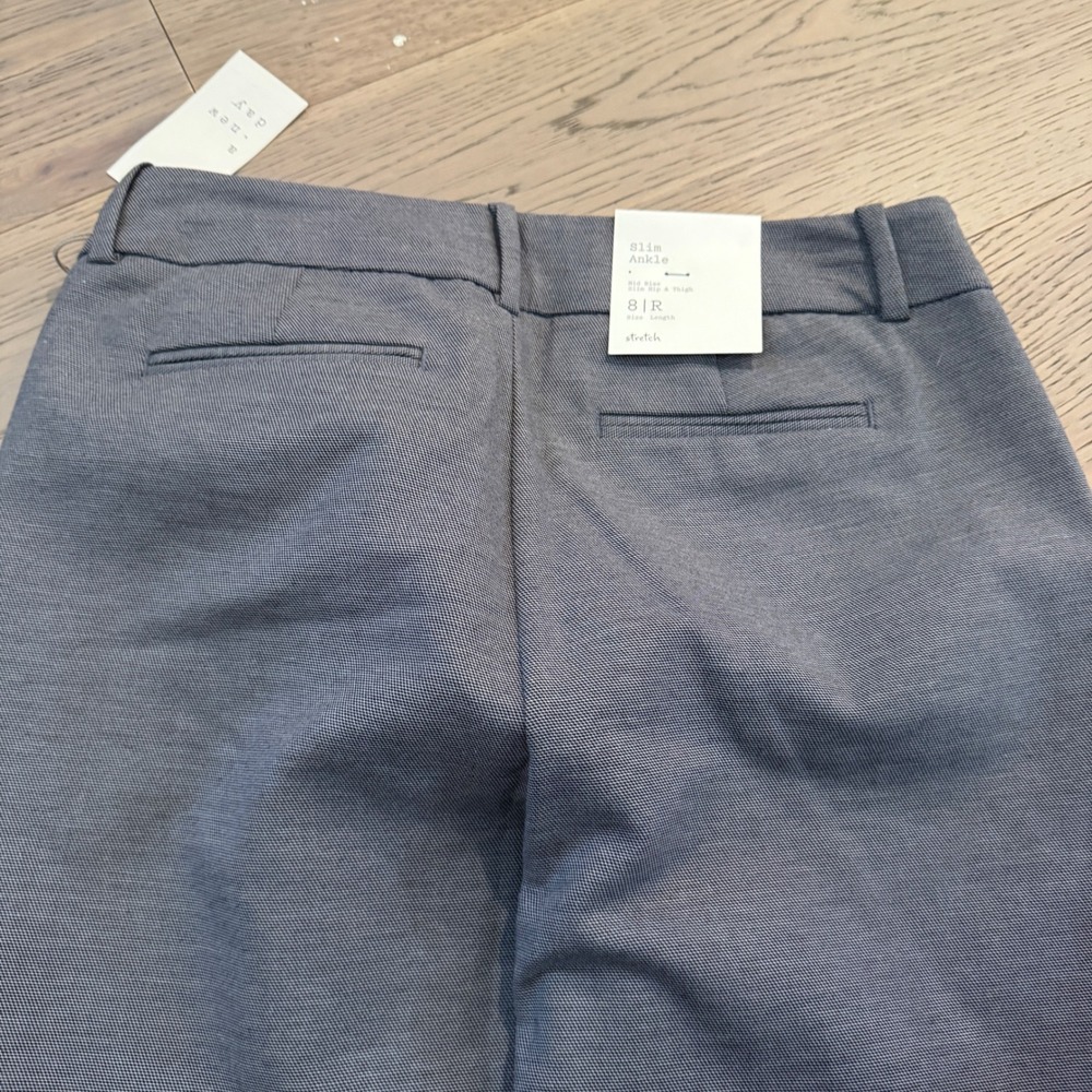 NWT A New Day Womens‎ Ankle Pants Heather Gray Size 8 Professional Trousers - Picture 8 of 12